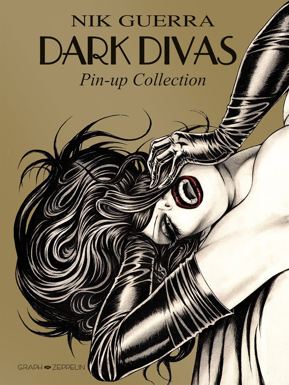 Peinture Dark Divas Pin-up Collection | Tableau Beaux Arts pour décoration murale rétro