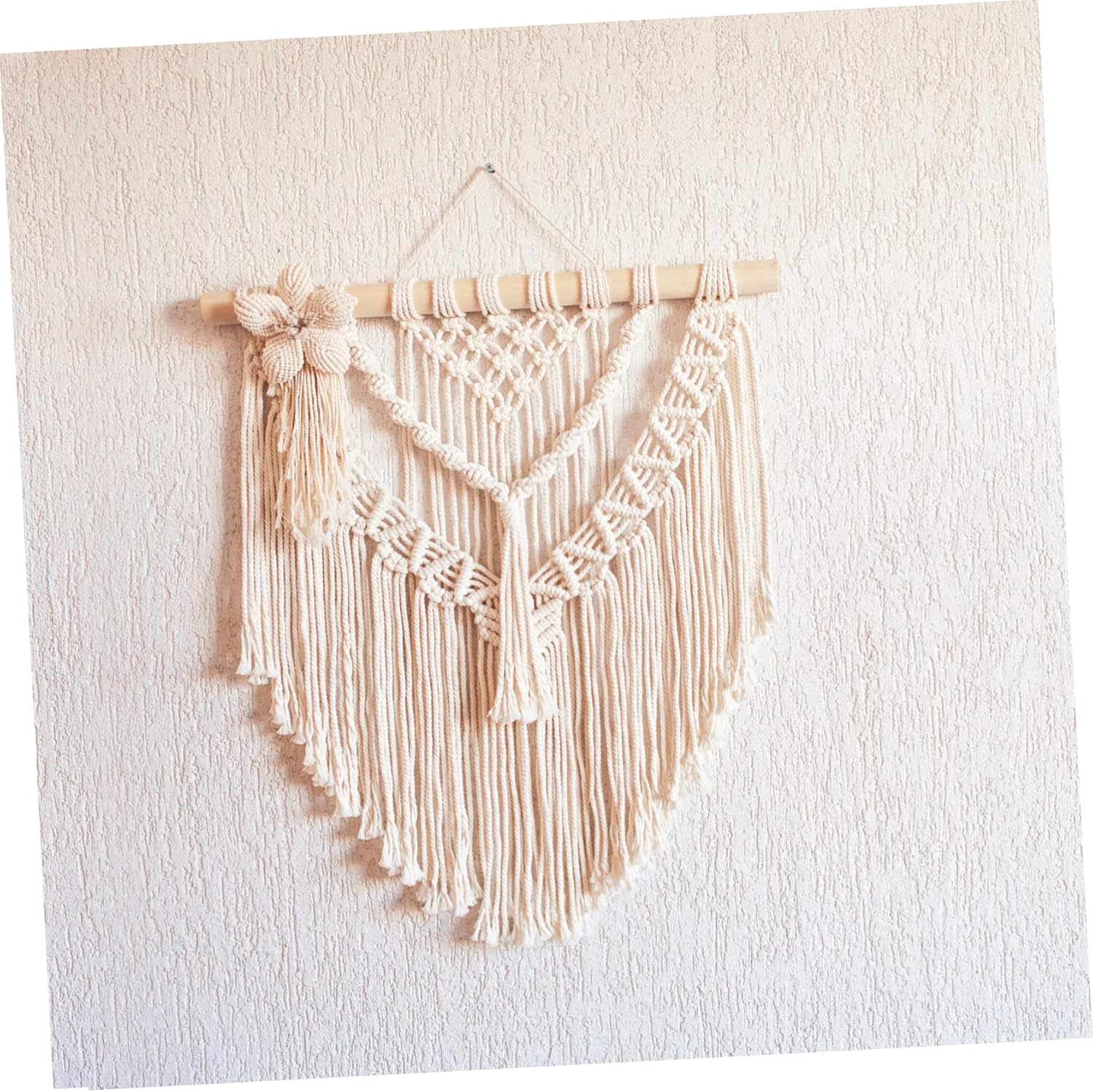 OSALADI 2rolls Natural Cotton Rope for DIY Crafts of Twisted Cotton Cord Ivory Black for Macrame Weaving and Home Decoration Projects