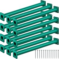 Vista 9 de Dunzy Paquete de 12 Barras de Mono Accesorios para Columpios Varillas Juego de Peldaños de Escalera Kit de Herrajes Barras de Mono de Acero