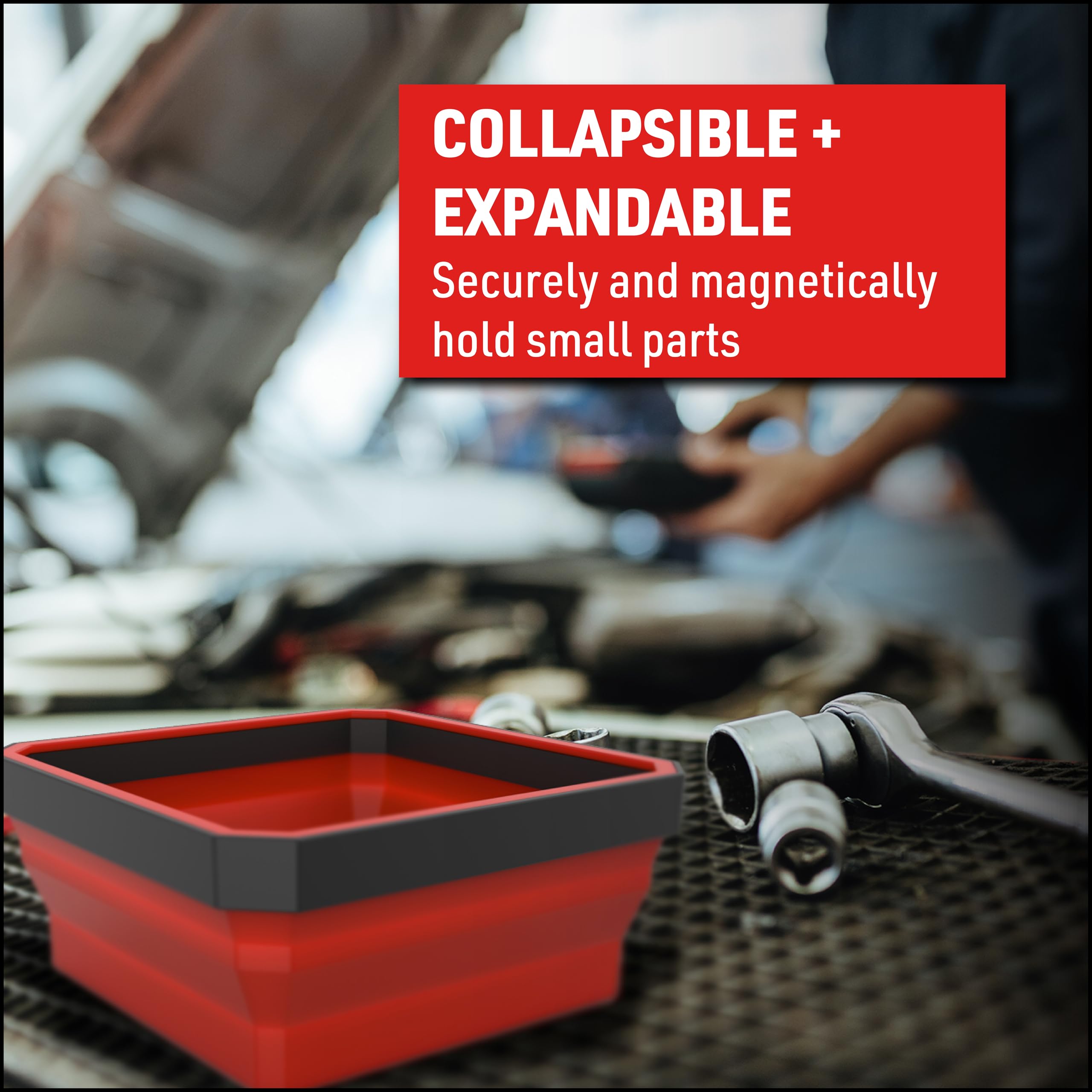Amazon.com: EZRED - EZR-BCK18 EZTRAY Magnetic Collapsible Parts