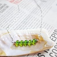 Vista 48 de Crystal Pendant Necklace 925 Sterling Silver Chain Necklace Adjustable Healing Crystal Necklace For Women