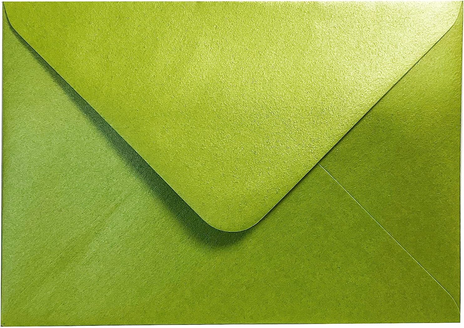 Craft UK 2402 C6 Canary Yellow Centura Pearl Envelopes (50 Pack)