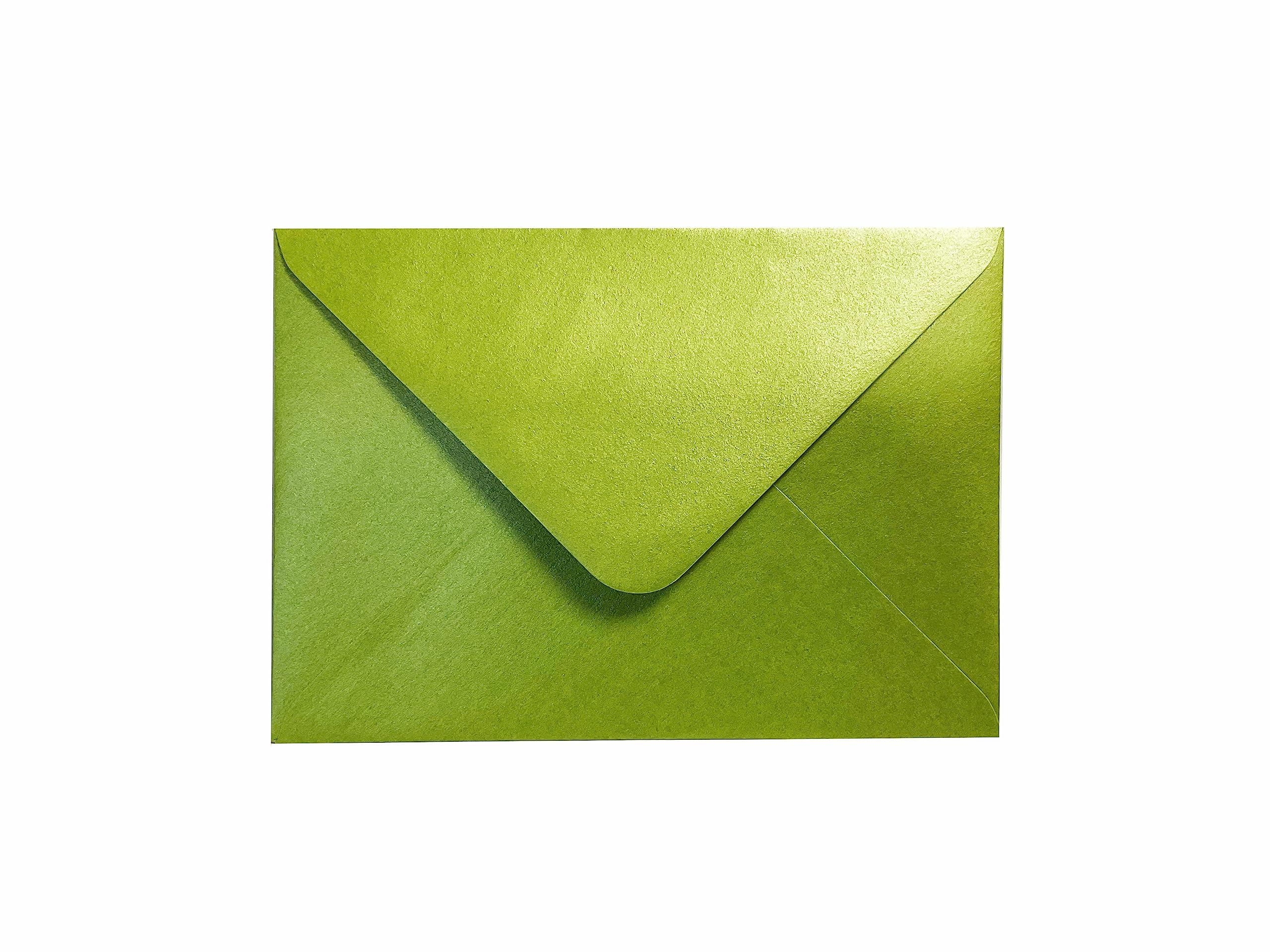 Craft UK 2406 C6 Pistachio Centura Pearl Envelopes (50 Pack)