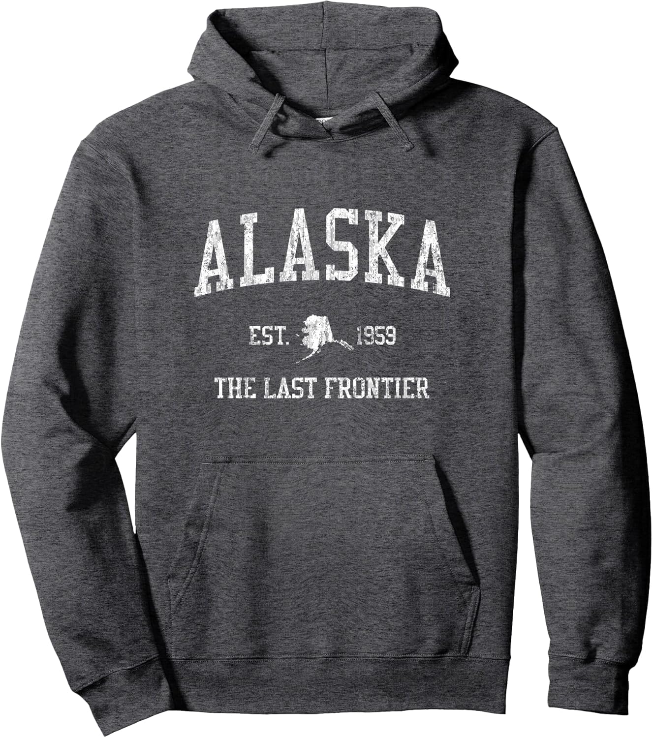 Alaska Hoodie Vintage Sports Design Hooded Sweatshirt Pullover Hoodie