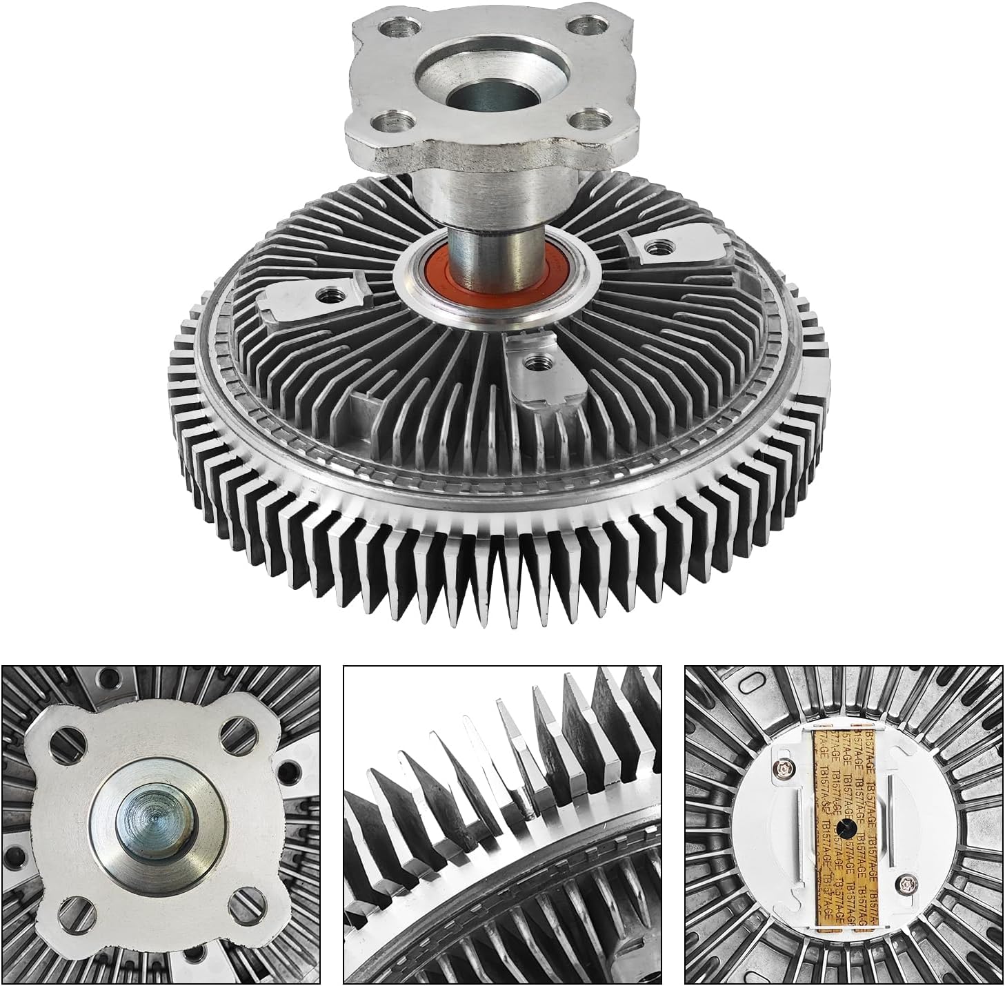 V8756001 Engine Cooling Fan Clutch Compatible With Hino 268 268 HBC with J08E 7.6L 8.0L Engine 2015 Replace# 16250E0421 703704AT 16250E0420 16250E-0420 16250-E0421