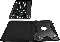 Vista 2 de Navitech Funda giratoria con teclado Bluetooth compatible con CHUWI HiPad Max Touch Tablet, tablet de 10.3 pulgadas