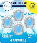 Febreze Odor-Fighting, Branchez Alternative, Air Fresheners pour la maison et la salle de bains, cuisine & Cabinet, linge de maison & Sky Scent, 4 Nombre
