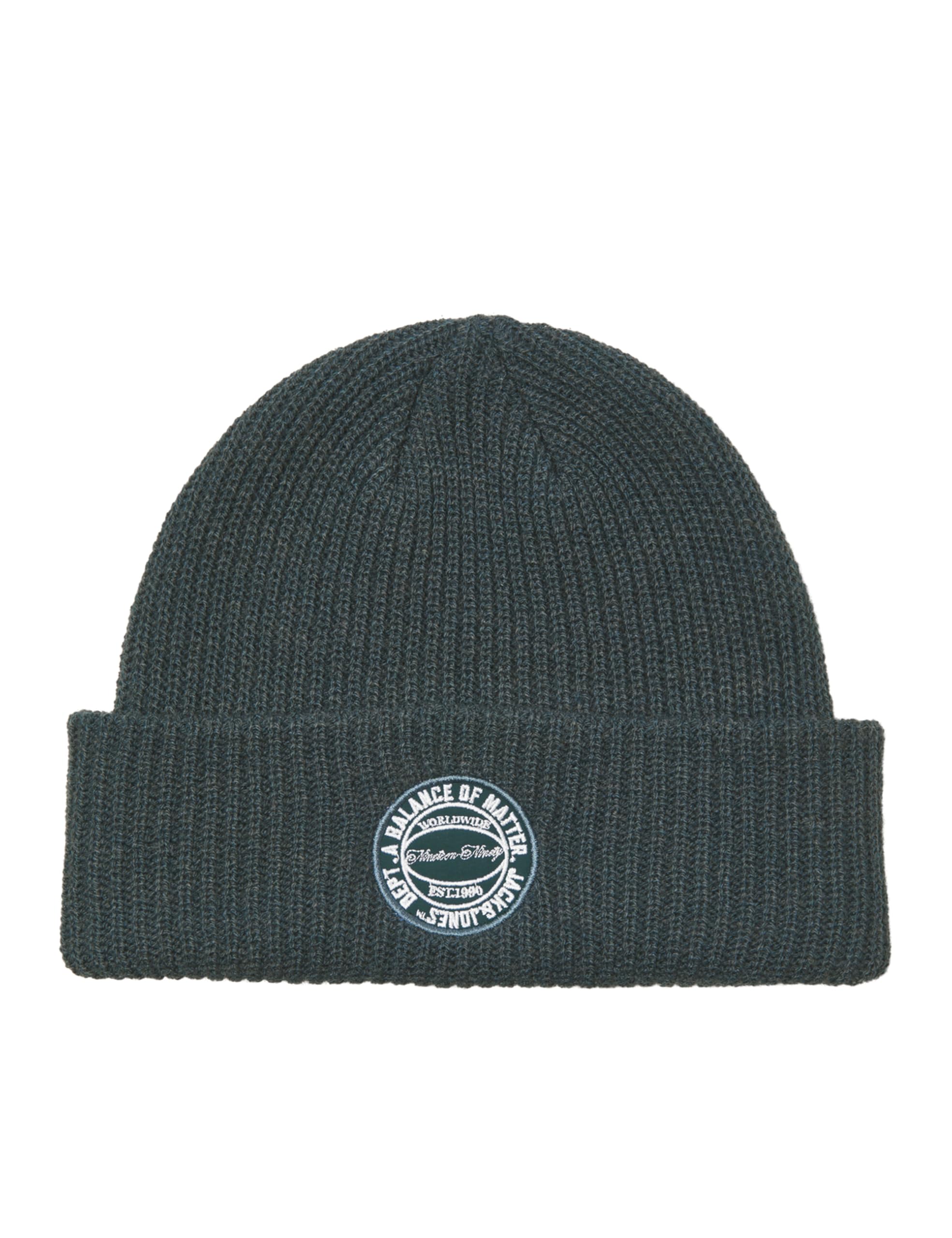 JACK & JONES Jaclotus Beanie Styd Aw24, Forest River, One Size
