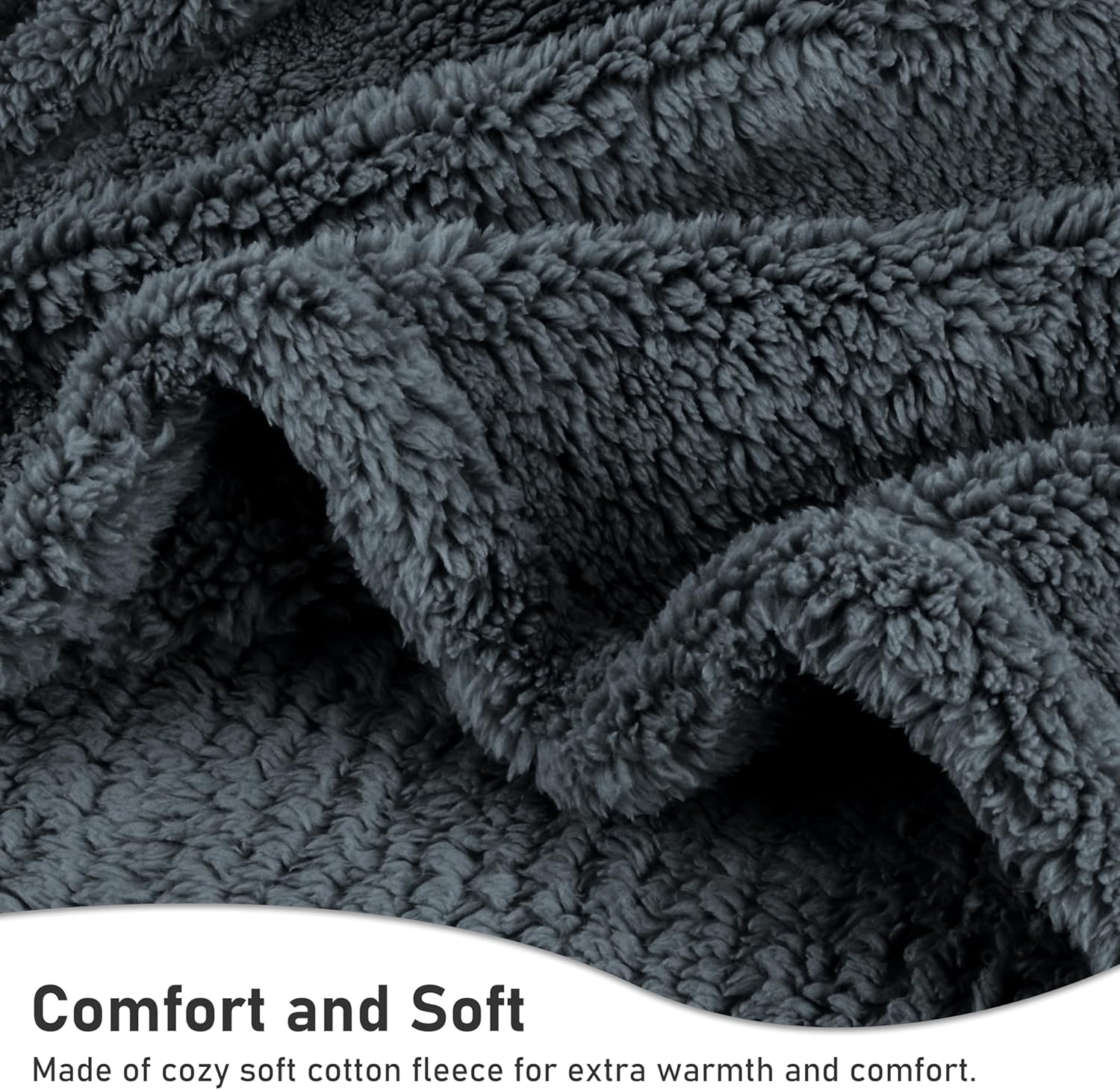 Catalonia Women's Poncho Cape, Sherpa Cloak Coat, Snuggly Hooded Wearable Blanket, Gift Idea for Mom and Teen Girls - Image 3