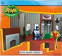 Vista 7 de McFarlane Toys - DC Retro Wayne Manor Biblioteca (Batman 66') Playset
