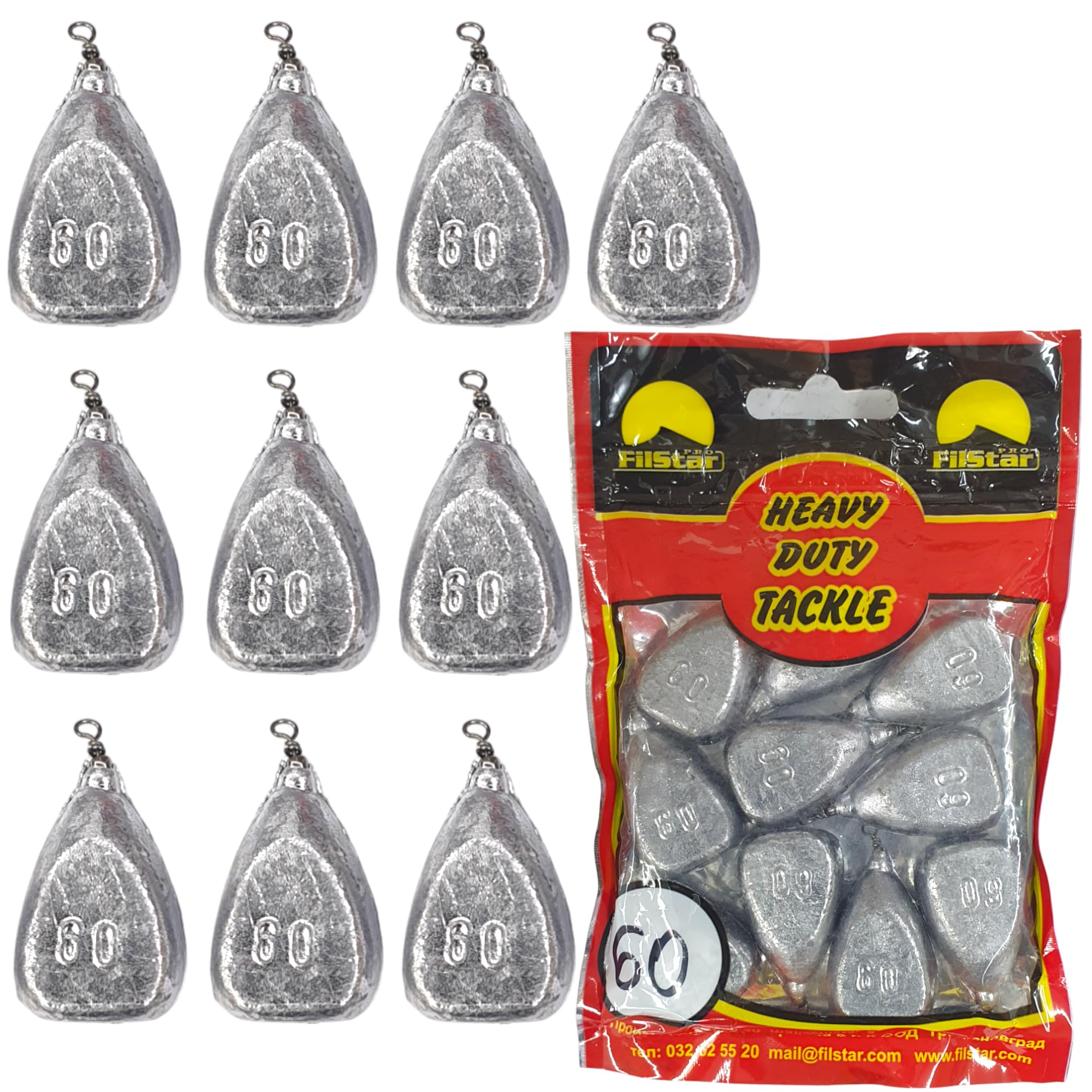 Peso Piombo Pera Piatto 3 Oz (84g) Per Pesca Carpa – Affondatore Testurizzato Molti Colori, Attrezzatura Pesca