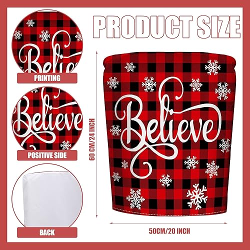 Vista 55 de 6 fundas para respaldo de silla de Navidad, fundas para sillas de Navidad, para comedor, cocina, hotel, boda, ceremonia, decoración de fiesta