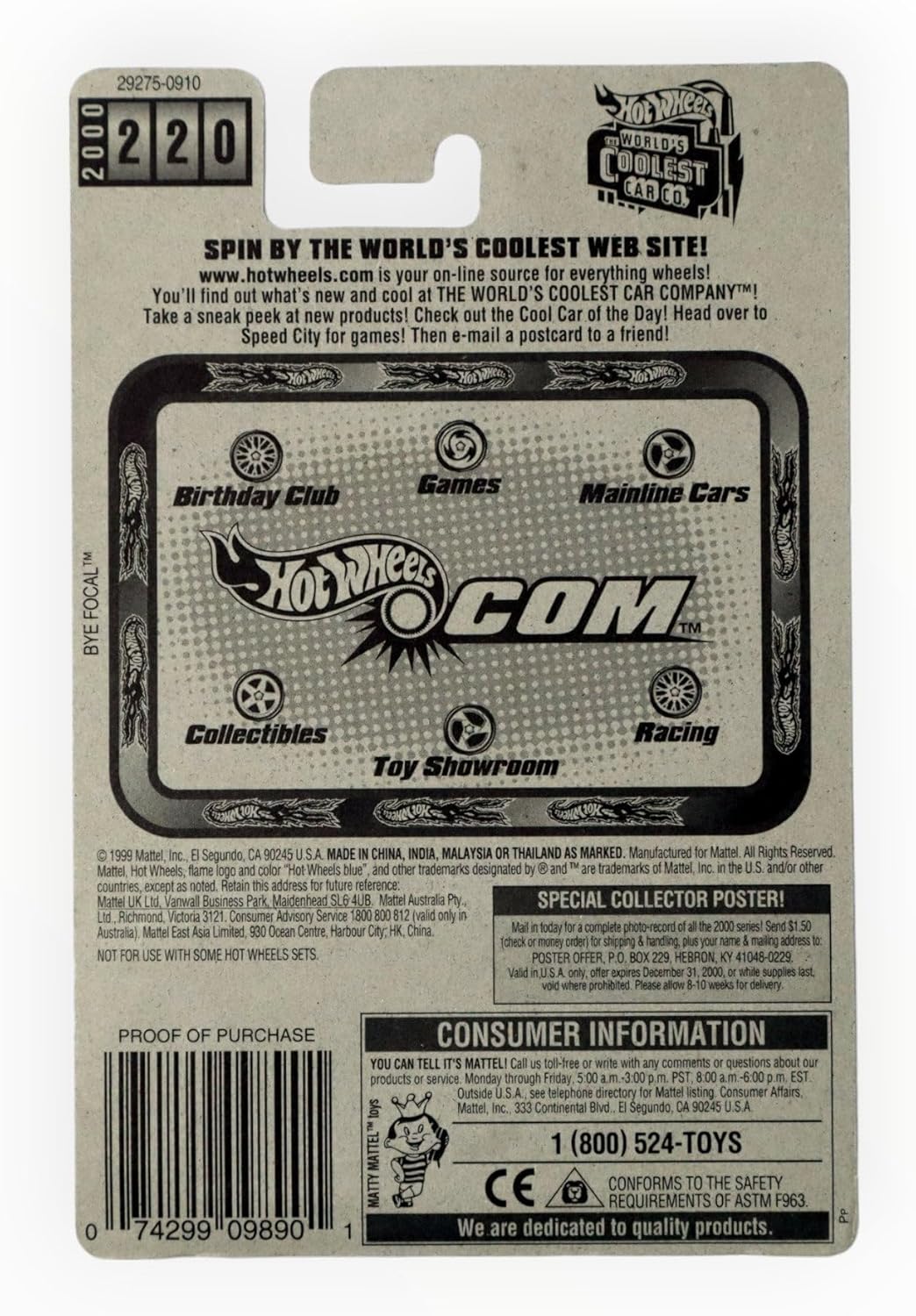 Hot Wheels Sweet 16 #220 Year: 2000