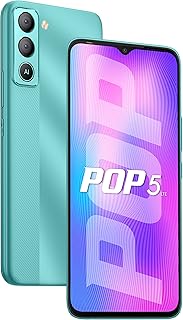 tecno-pop-5-lteturquoise-cyan-2g-32g-652quot-hd-dot-notch-5000mah-8mp-dual-camera-front-