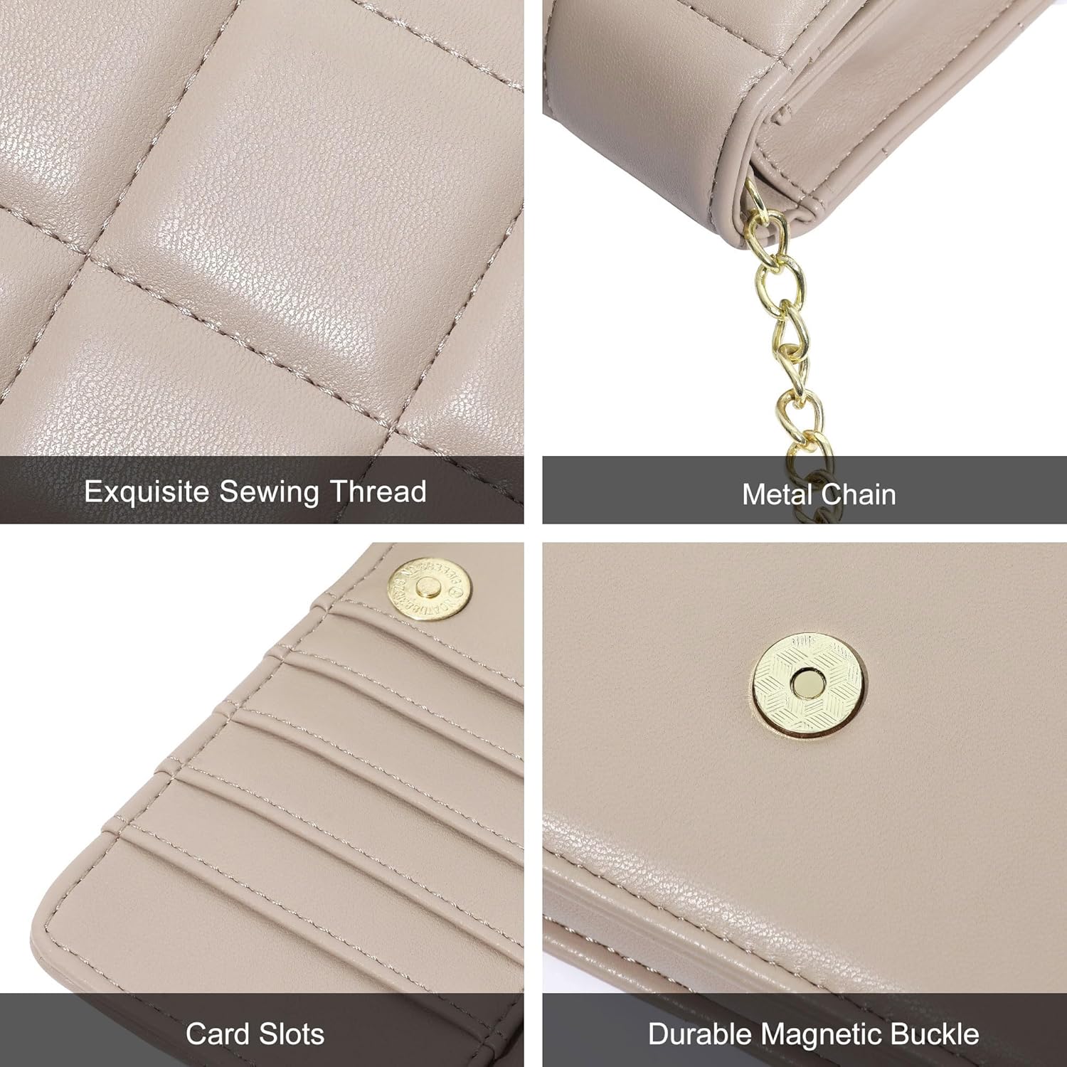 KUKOO Small Crossbody Bag for Women Cell Phone Wallet Purse Clutch Handbags with Credit Card Slots - Image 7