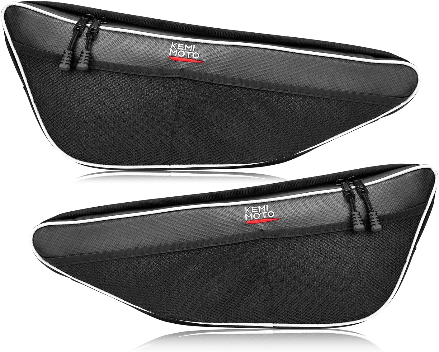 KEMIMOTO Door Bags Storage Bags Compatible with Talon 1000R 1000X 1000X-4 2019 2020 2021 2022 2023Accessories UTV Storage Bags with Knee Pad (2 PCS for Front Door Only)