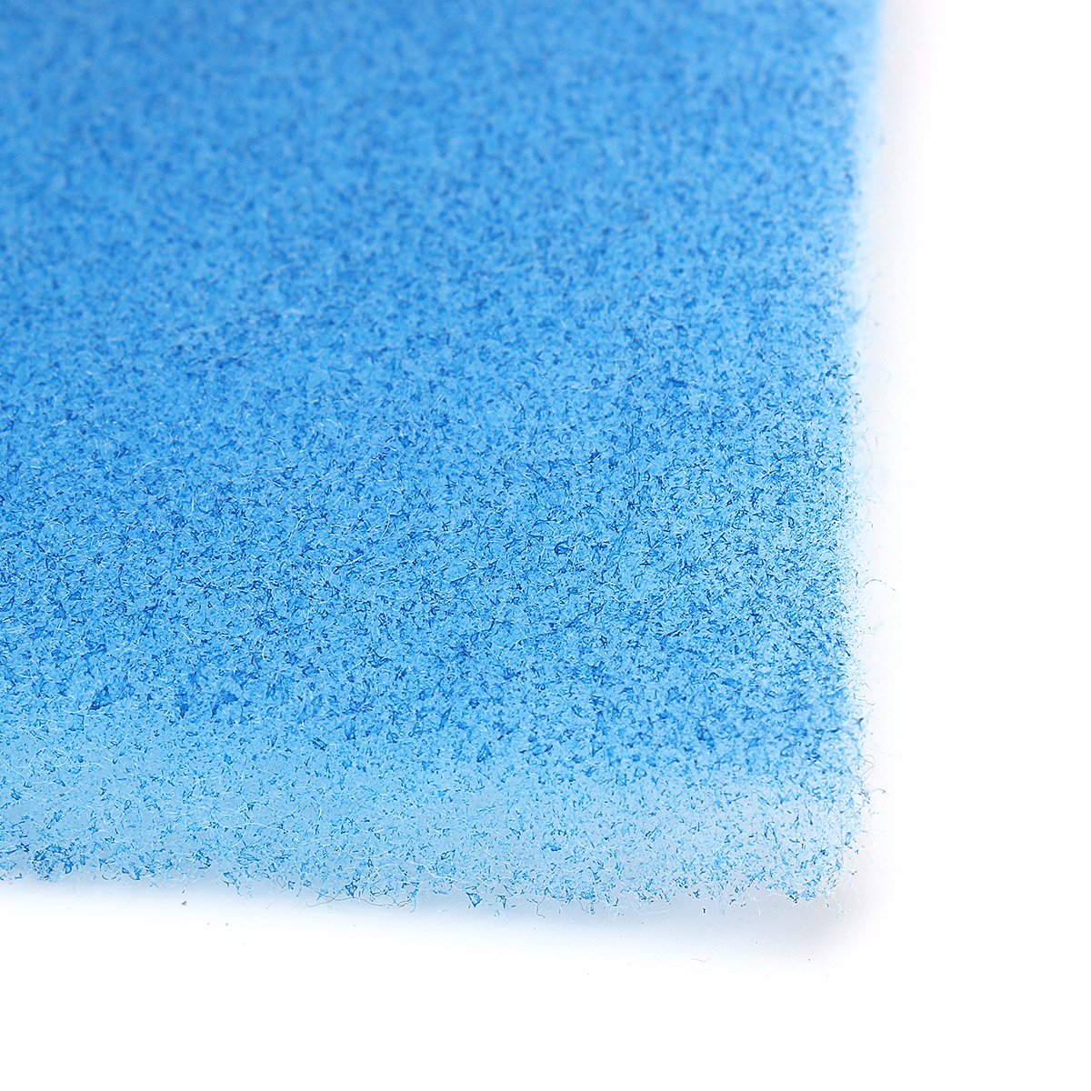 Filtre à Air En Polyester 1m X 1m X 20mm - Bleu/blanc, Résiste à 100°C, Pour Ventilation, Cabine De Peinture, Atelier