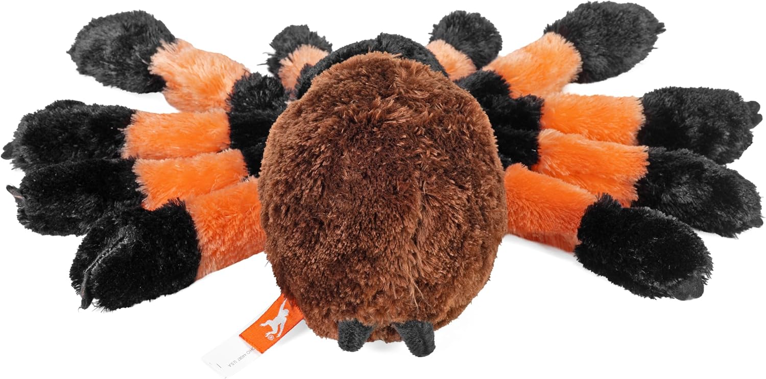 Wild Republic Tarantula Plush, Stuffed Animal, Plush Toy, Gifts for Kids, Cuddlekins 12 Inches, Black, Orange, Brown