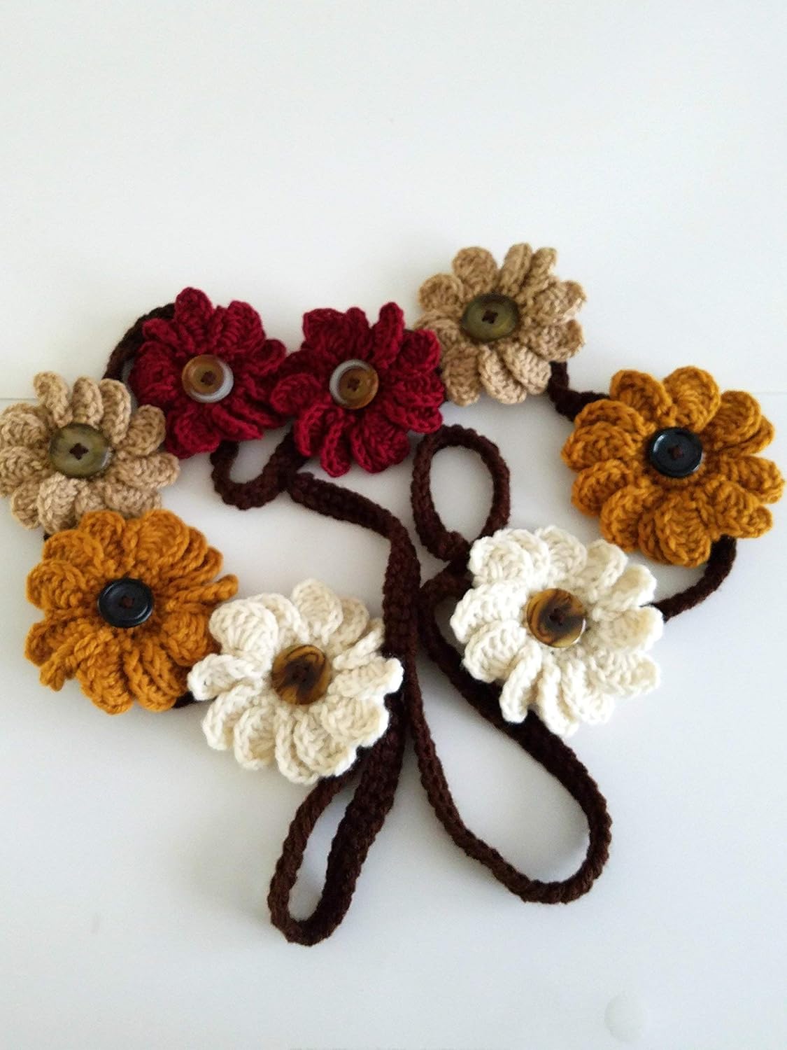 Crochet Flower Hanging Garland Handmade Products