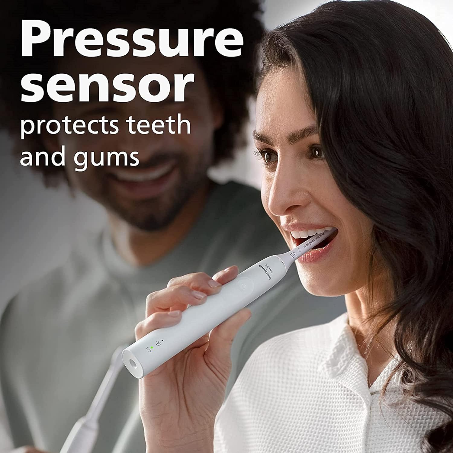 Philips Sonicare ProtectiveClean 4100 Electric Rechargeable Toothbrush, Plaque Control, White
