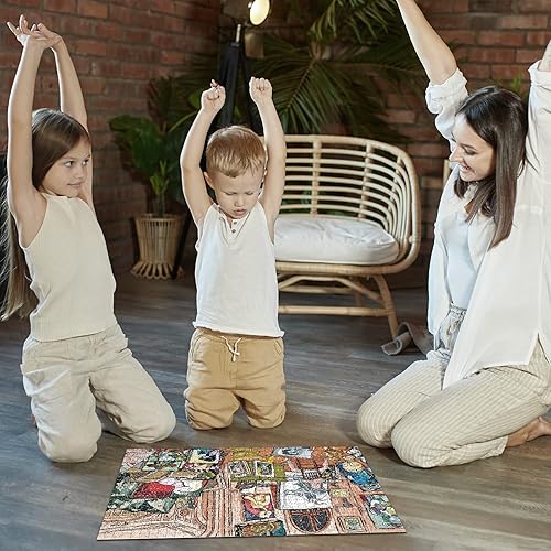 Miniatura 9 de Antelope Tapete de rompecabezas para rompecabezas de 1000 1500 y 500 piezas, tapete enrollable para rompecabezas de 45.6 x 26 pulgadas (116 × 26.0