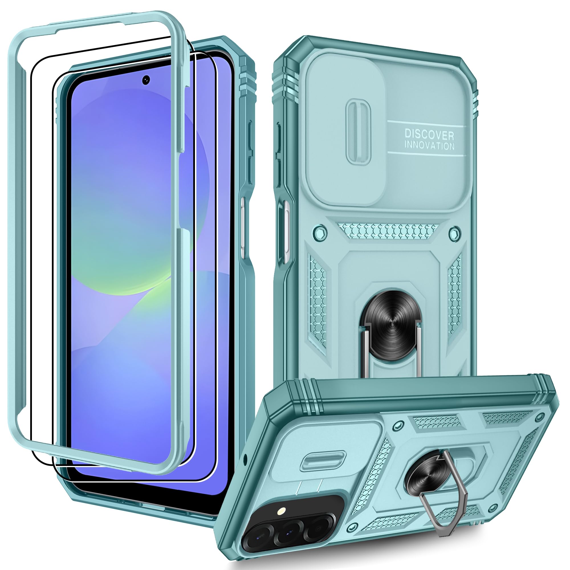 Kompatibel mit Samsung Galaxy Hülle, Eingebetteter Ständer Militärgrad Schutzhülle Handyhülle Starke Stoßfestigkeit Samsung Schutzhülle Samsung Galaxy case Cover