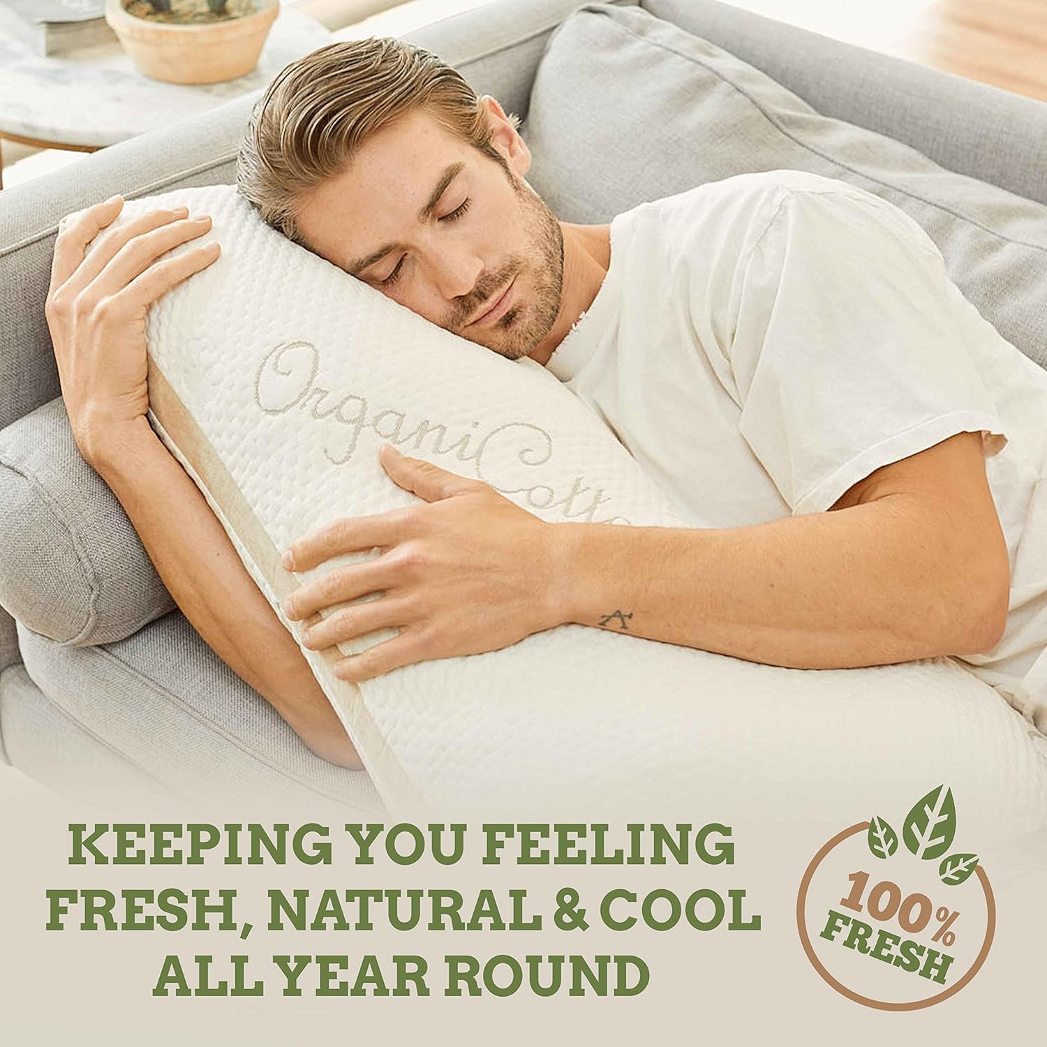 Cut & Sewn Latex Side Sleeper Bed Pillow for Sleeping - Neck and Shoulder Pain Relief - 100% Adjustable Loft - Queen Size Pillow 19 inch x 29 inch (Queen) : Home & Kitchen