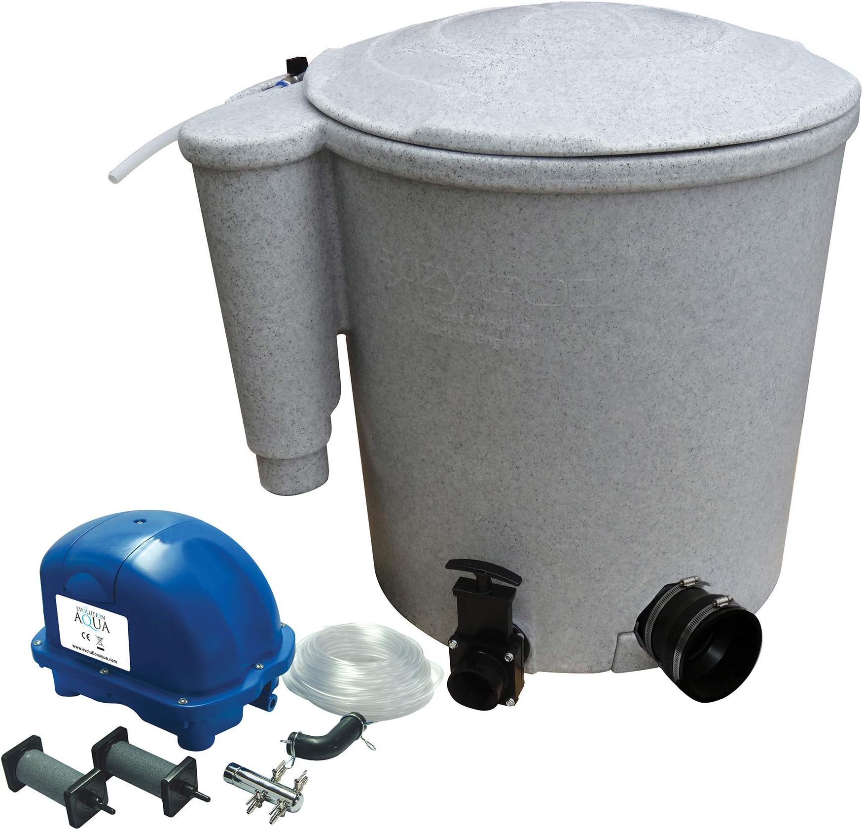 Evolution Aqua Easypod Air for Crystal Clear Healthy Water | Pond Filter with Air Pump for ponds up to 10,000 Liters