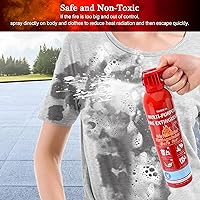 Vista 7 de Extintor de incendios para el hogar, paquete de 2 extintores de incendios para vehículos con soporte, extintor portátil eficaz en incendios A, B, C