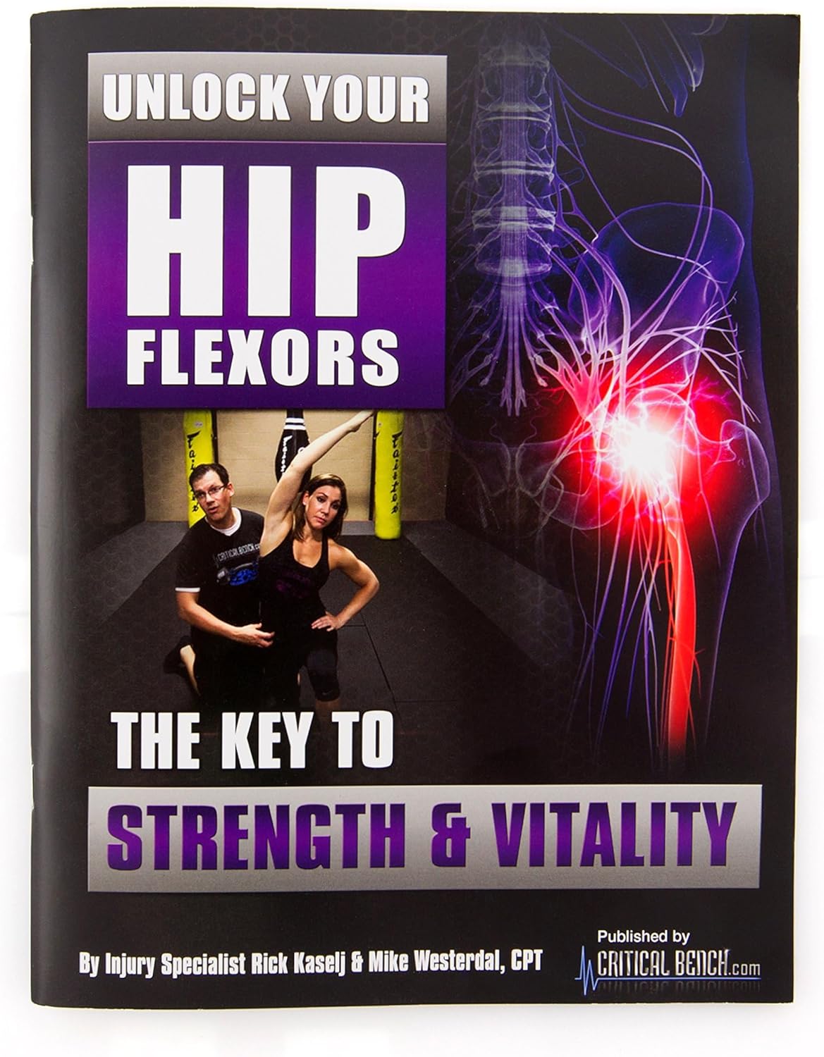 Psoas Therapy Tool with Unlock Your Hip Flexors DVD & Manual Bundle - Psoas Stretching & Muscle Relief for Lower Back Pain, Sciatica Relief, Tight HIPS, & Thigh Strengthening