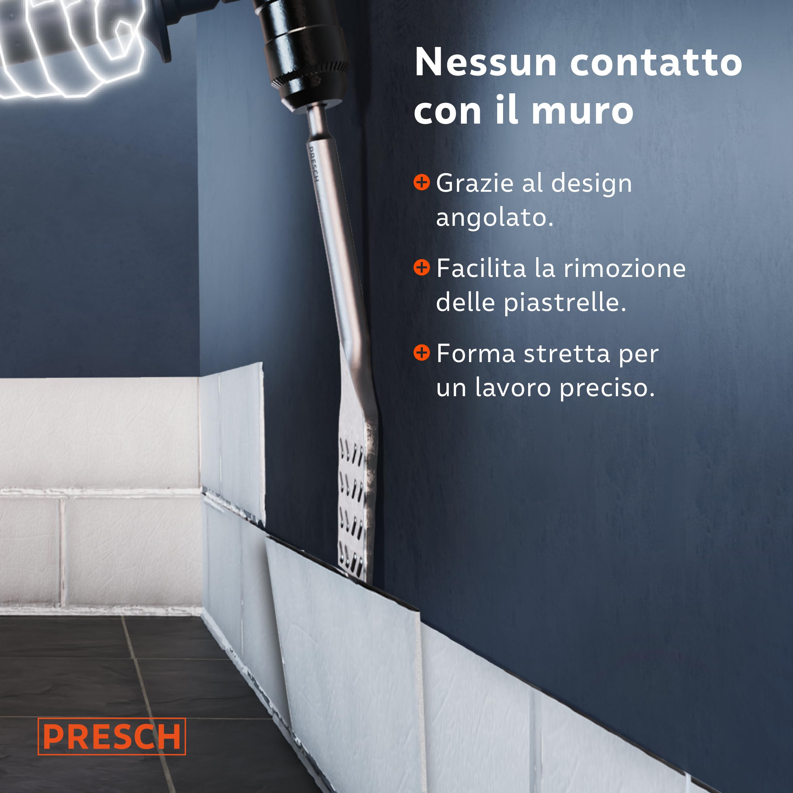 Diablo DMAPLCH2020 1.5 In. X 10 In. SDS-Plus Tile Chisel - Foto 8