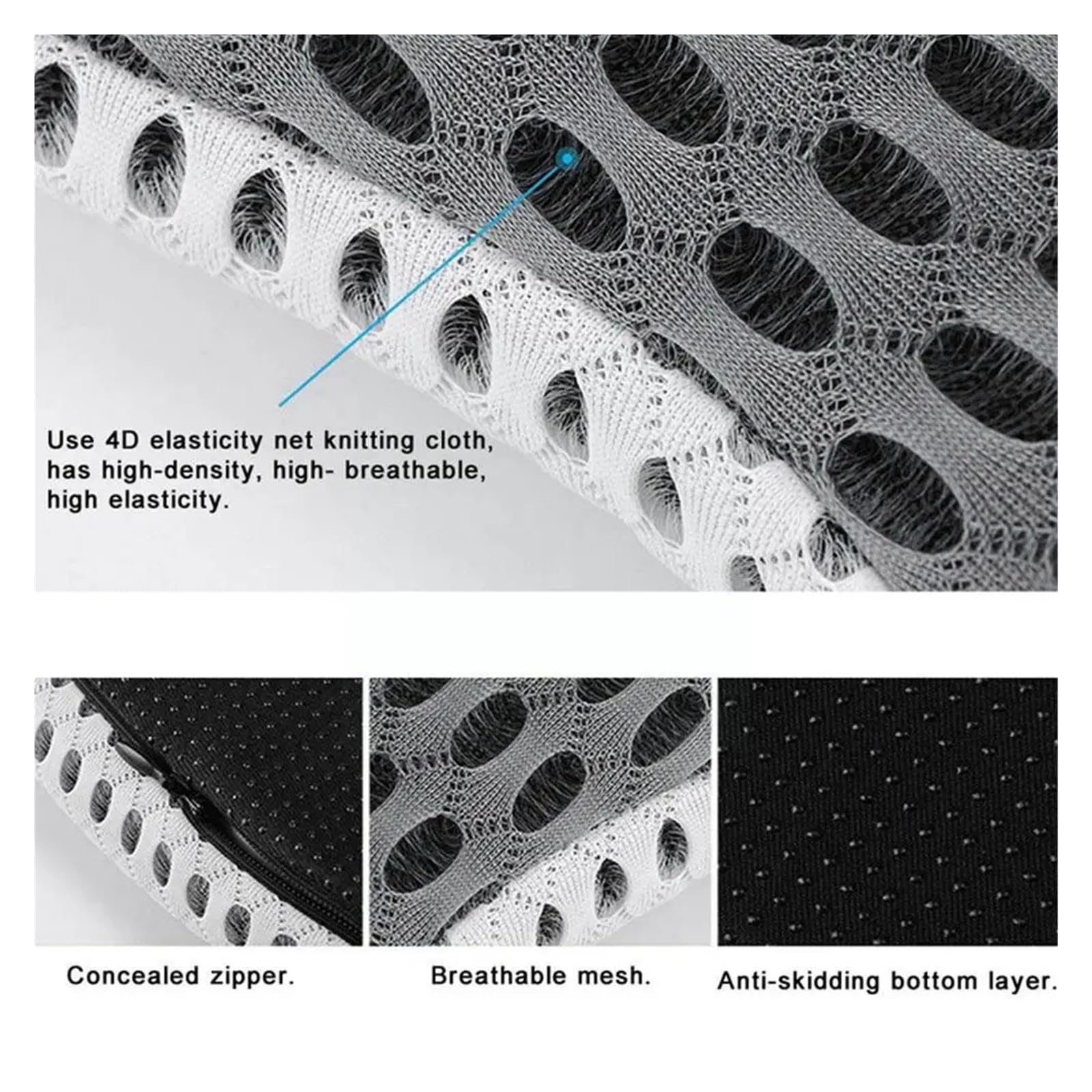 Muzhen Store Comodo Cuscino del Sedile a Cuneo for Auto Compatibile con Il Sedile del conducente dell'auto, Sedia da Ufficio, sedie a rotelle, Cuscino del Sedile in Memory Foam, Supporto Ortopedico