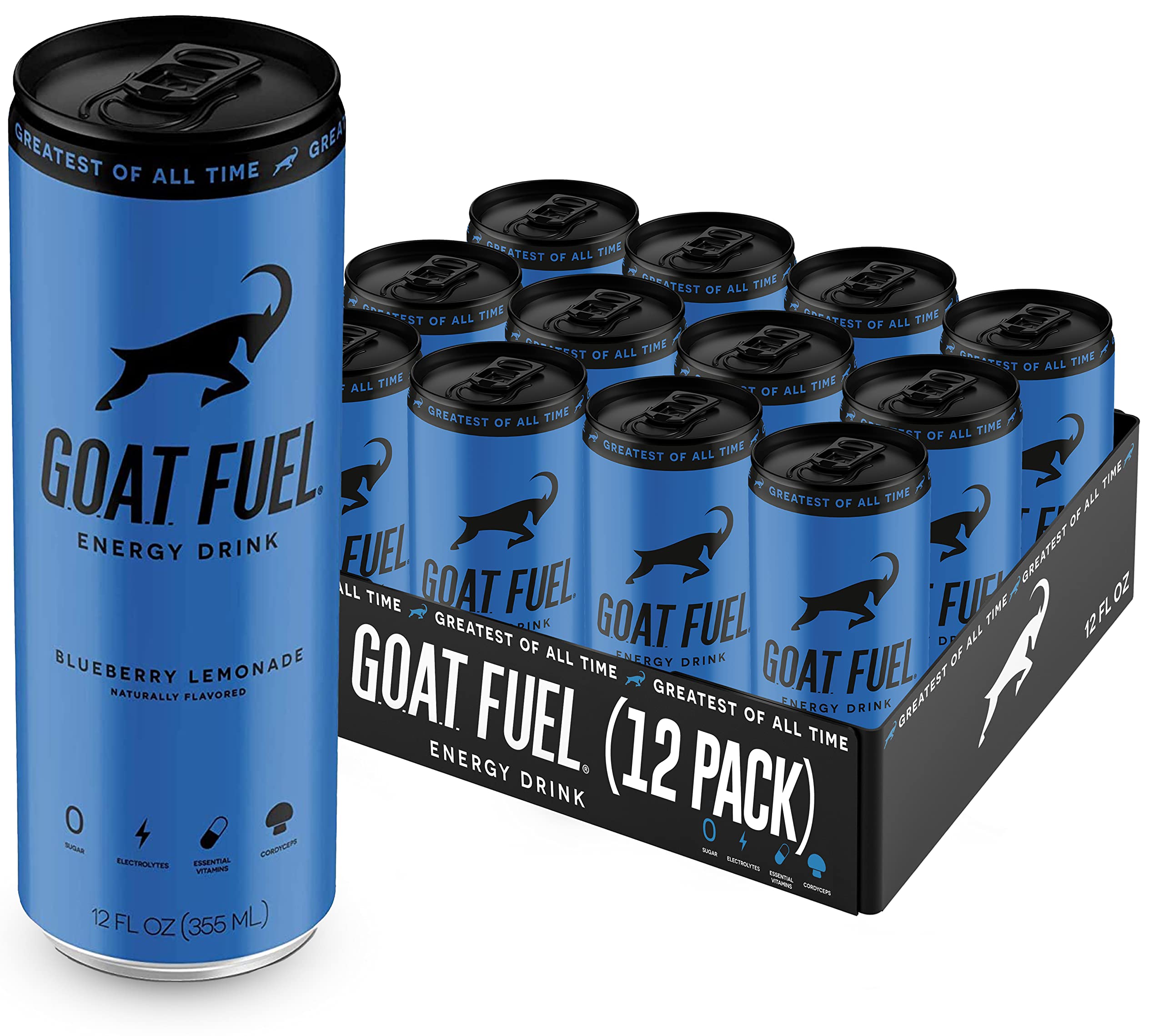 Buy GOAT Fuel® Preworkout Sports Energy Drink SugarFree Pre Workout
