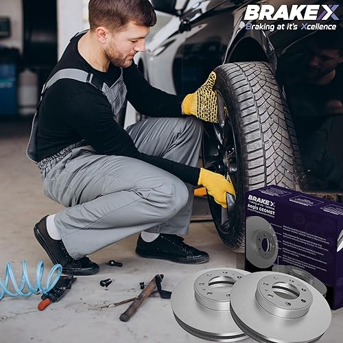 Miniatura 5 de Front Brake X Replacement Brake Rotors Kit  Aegis GEOMET Coated Disc Rotors  for 2014-2017 Kia Forte Koup