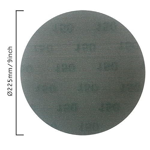 Miniatura 2 de Discos de lijado de malla de 9 pulgadas, red abrasiva, sin polvo, almohadillas abrasivas  Paquete de 30 hojas  para paneles de yeso, pisos, masilla
