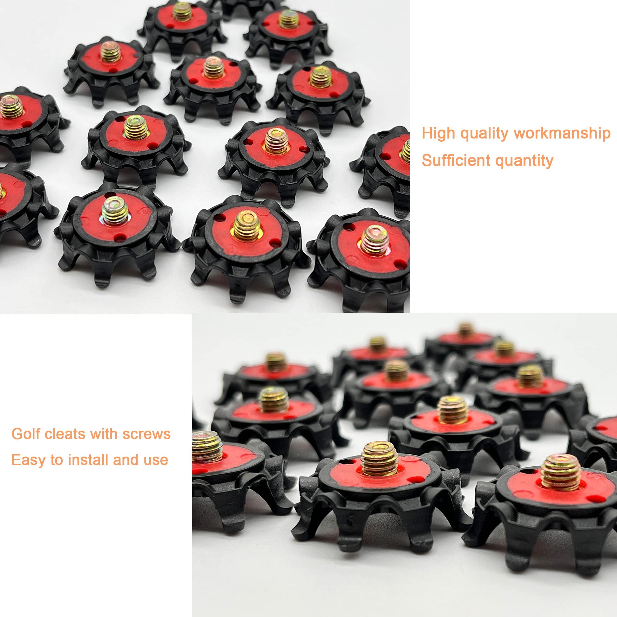 16pcs Tacchetti per Scarpe da Golf Antiscivolo Spikes Tacchetti Per Scarpe Da Golf Scarpe Spikes Sostituzione per scarpe da golf Outdoor Scarpa Spikes Universale adatta maggior parte delle scarpe golf