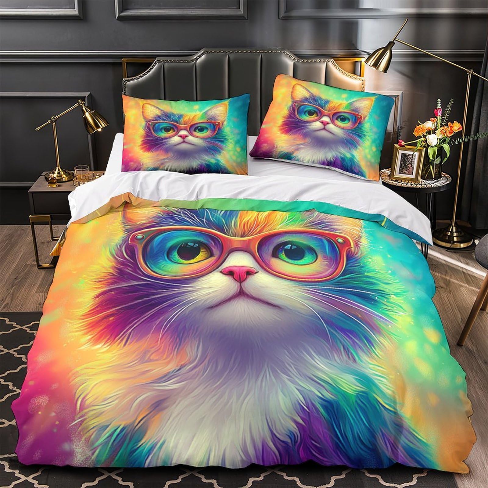 Housse de couette 220x240 chimpanzé pour décorer une chambre d'enfant moderne