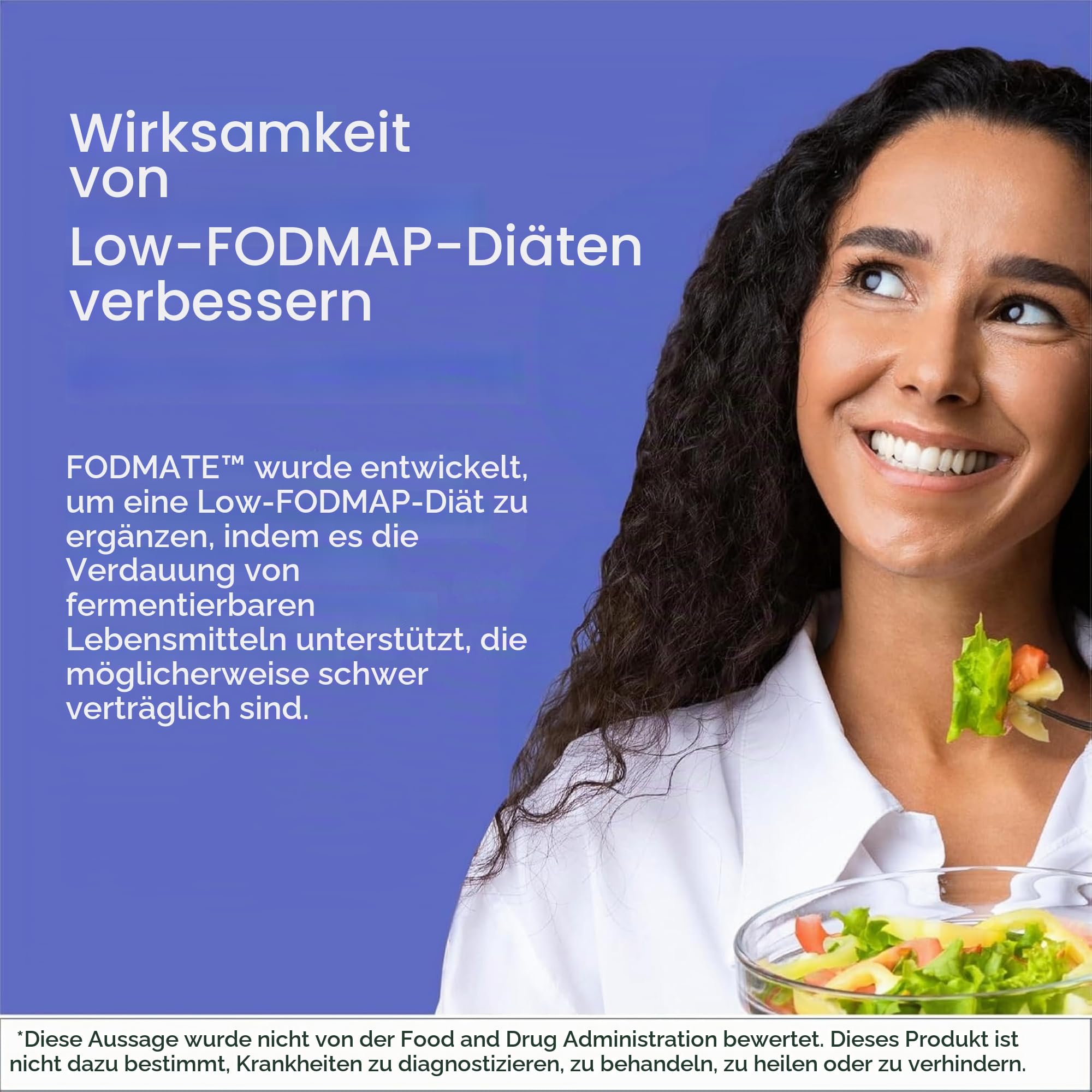 Microbiome Labs FODMATE Verdauungsenzyme für empfindlichen Magen, 120 Kaps
