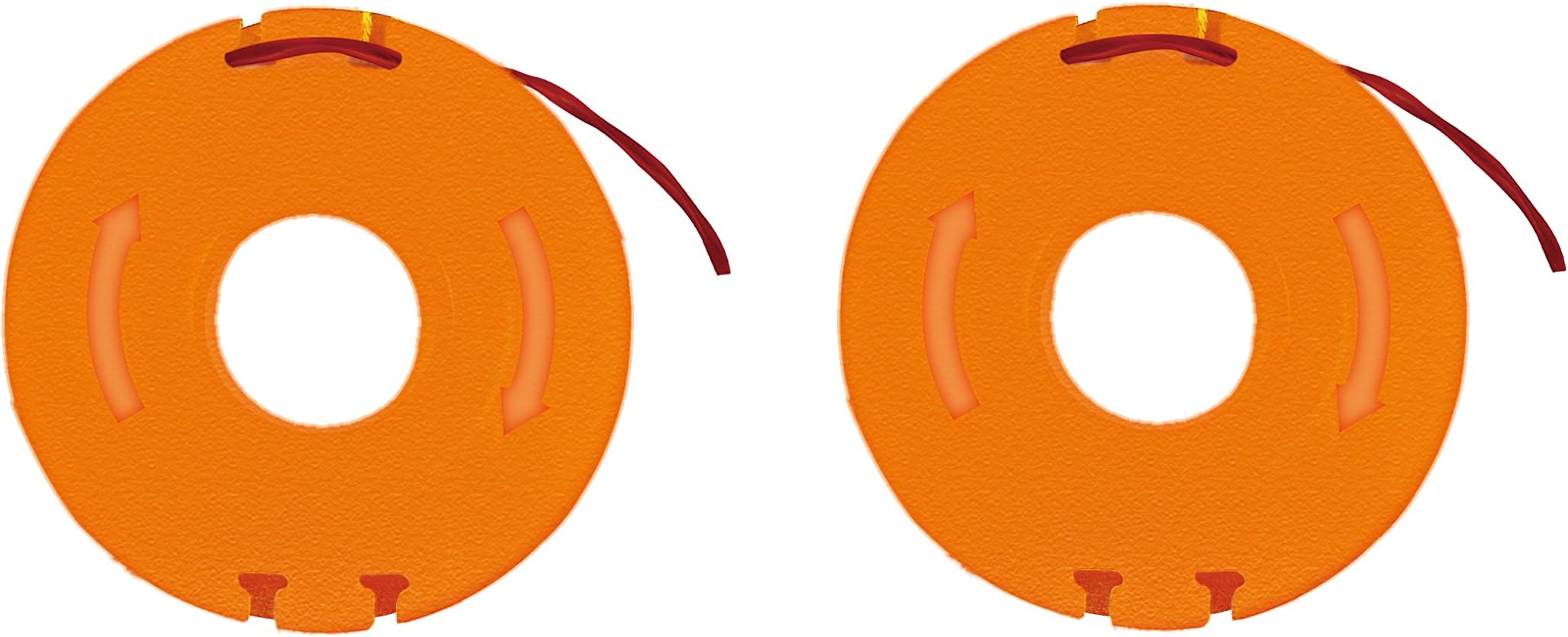 WA0004 Replacement Spool Line Twin Pack for WORX Grass Trimmer WG169E, WG163E, WG154E, WG157E – Pre-Wound DNA2 Double Helix Cutting Line – 2 x Spools for 20V Cordless Strimmer