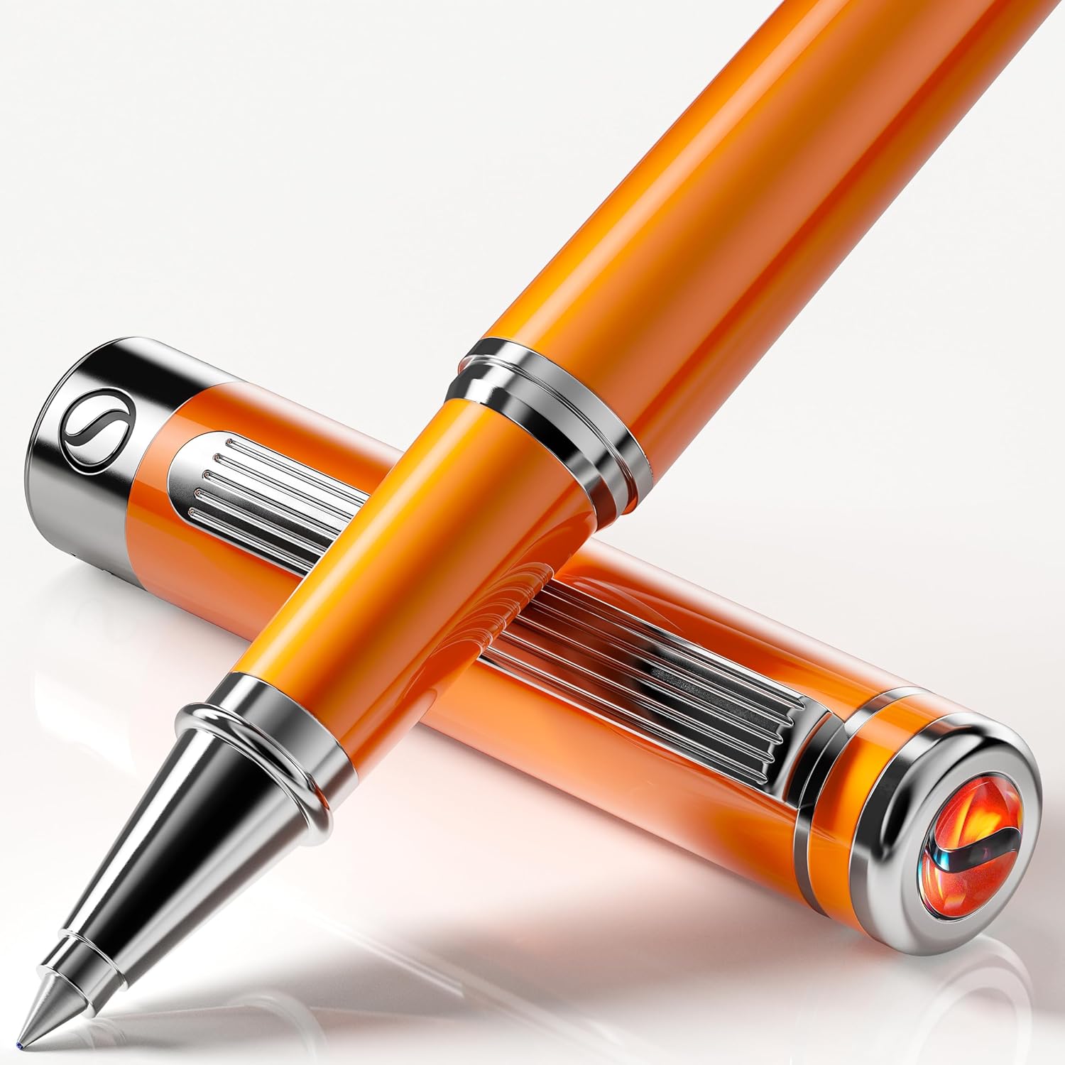 Scriveiner Orange Rollerball Pen