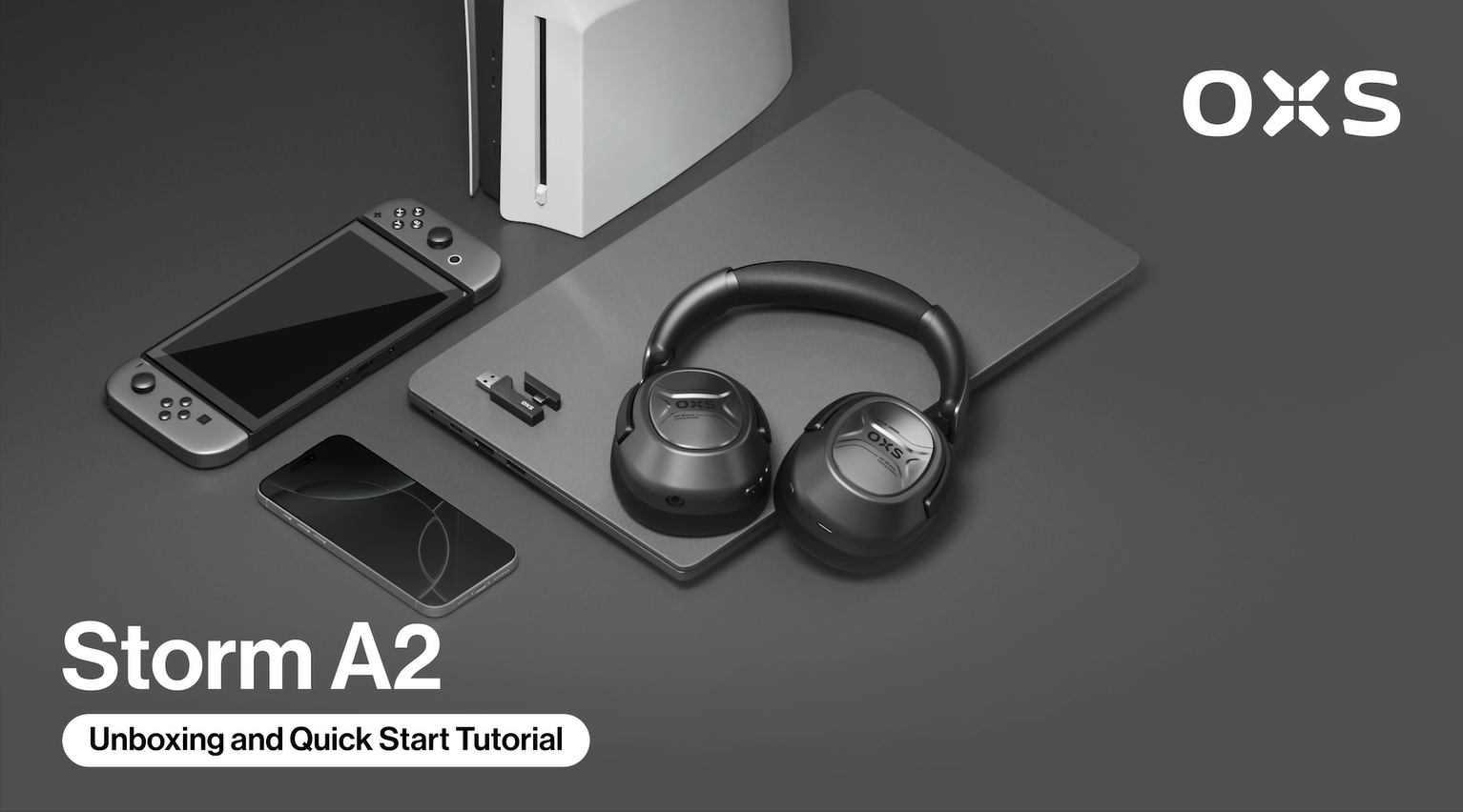 Amazon.com: OXS Storm A2 Wireless Gaming Headset, Active Noise