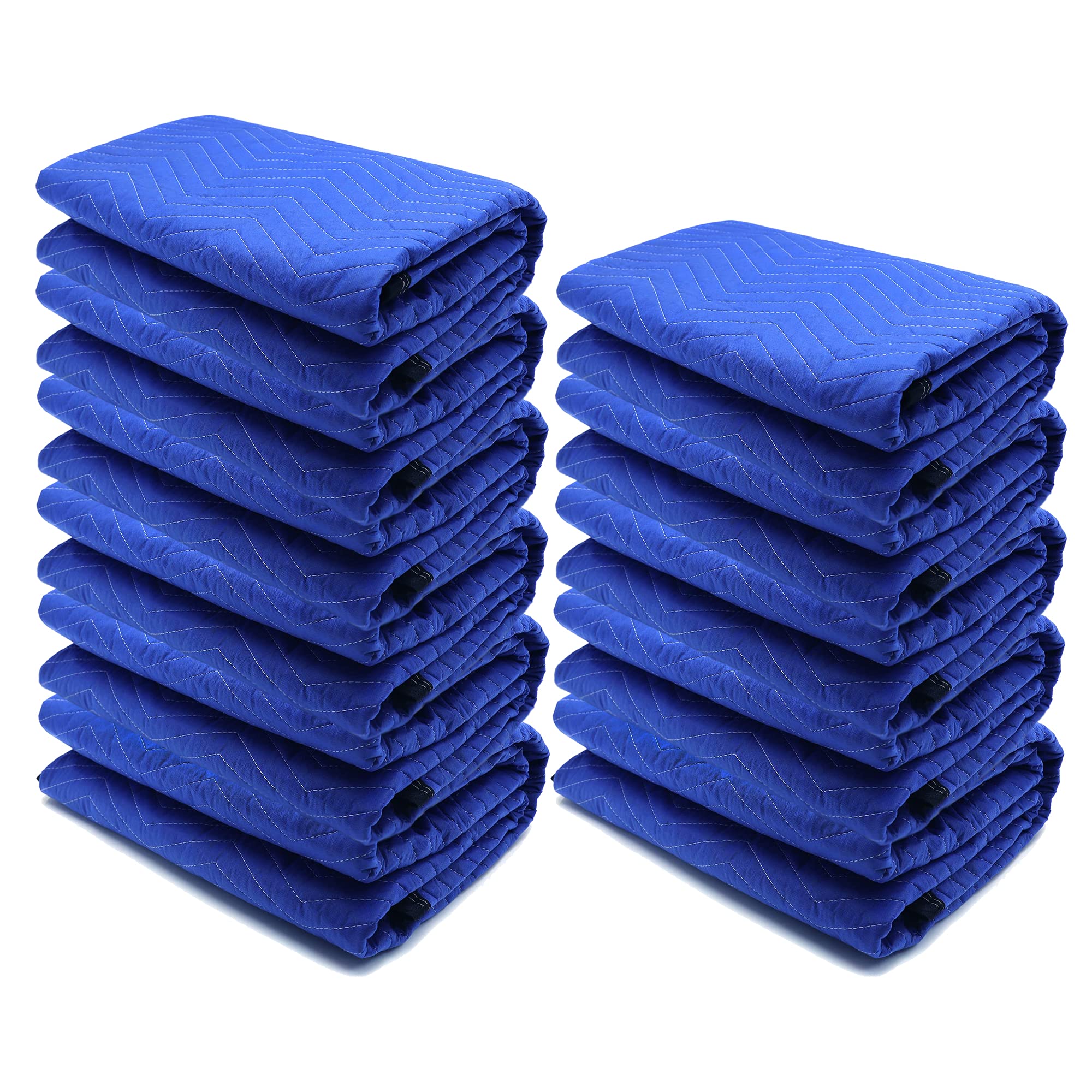 XKMT- 11x Professional Blue Furniture Moving Packing Blanket/Ultra Thick 72"x80"/ Lift Shipping Supplies Secure Protecting Furniture Pads [P/N: ET-HOME004 X11PC-BLUE]