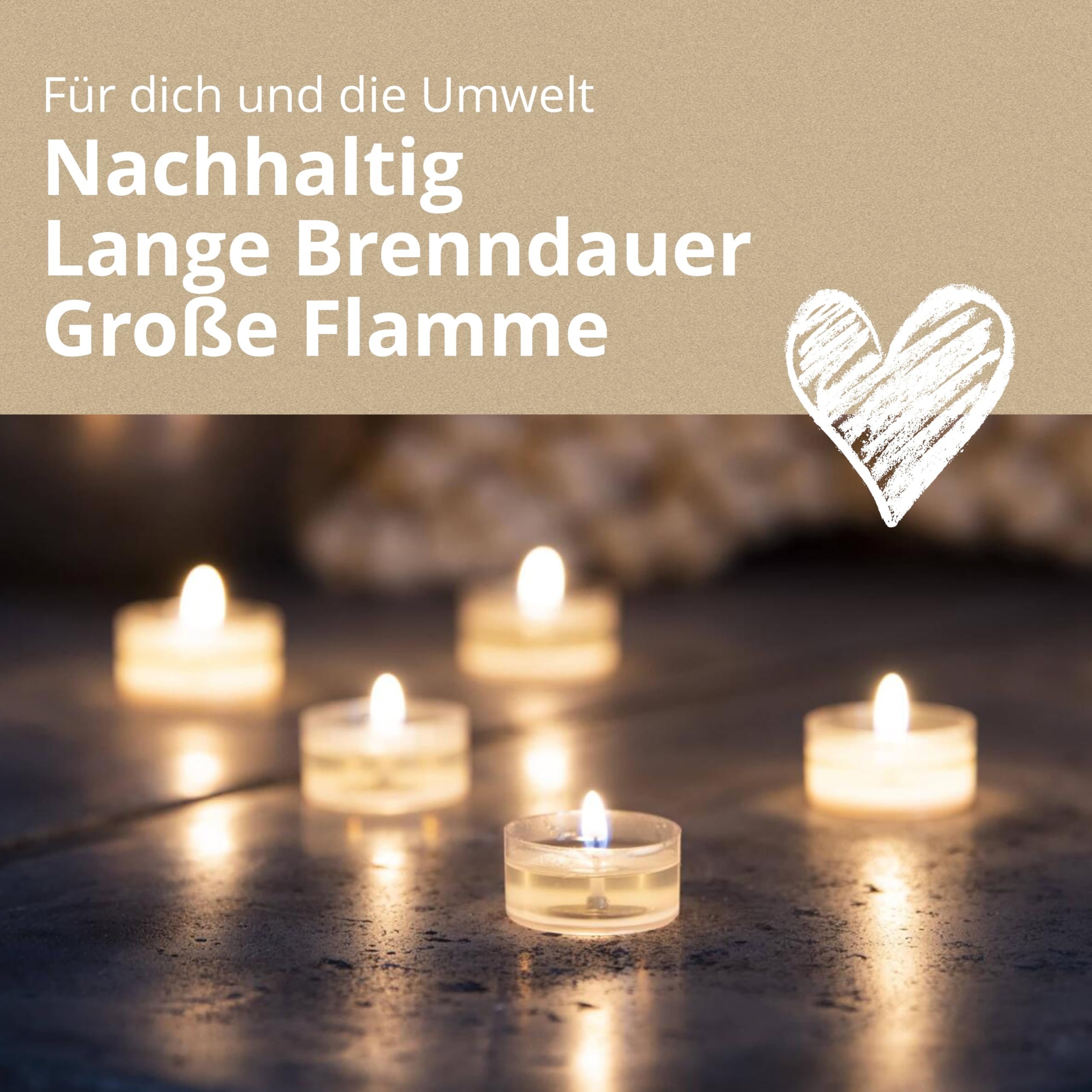 Velas de té – Juego de 18 velas sostenibles – 7 horas de combustión cada una – velas pequeñas neutras de CO2 – Velas veganas (cera de colza) – 100% tazas recicladas – Fabricado en