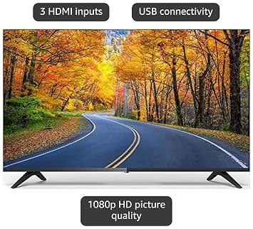 Impecca 24 inch TV HD 720p LED HDMI USB VGA Small Screen Monitor for Home Kitchen RV Camper or Office, Stereo Speakers, Wall Mountable, Full Function Remote, Non-Smart Television