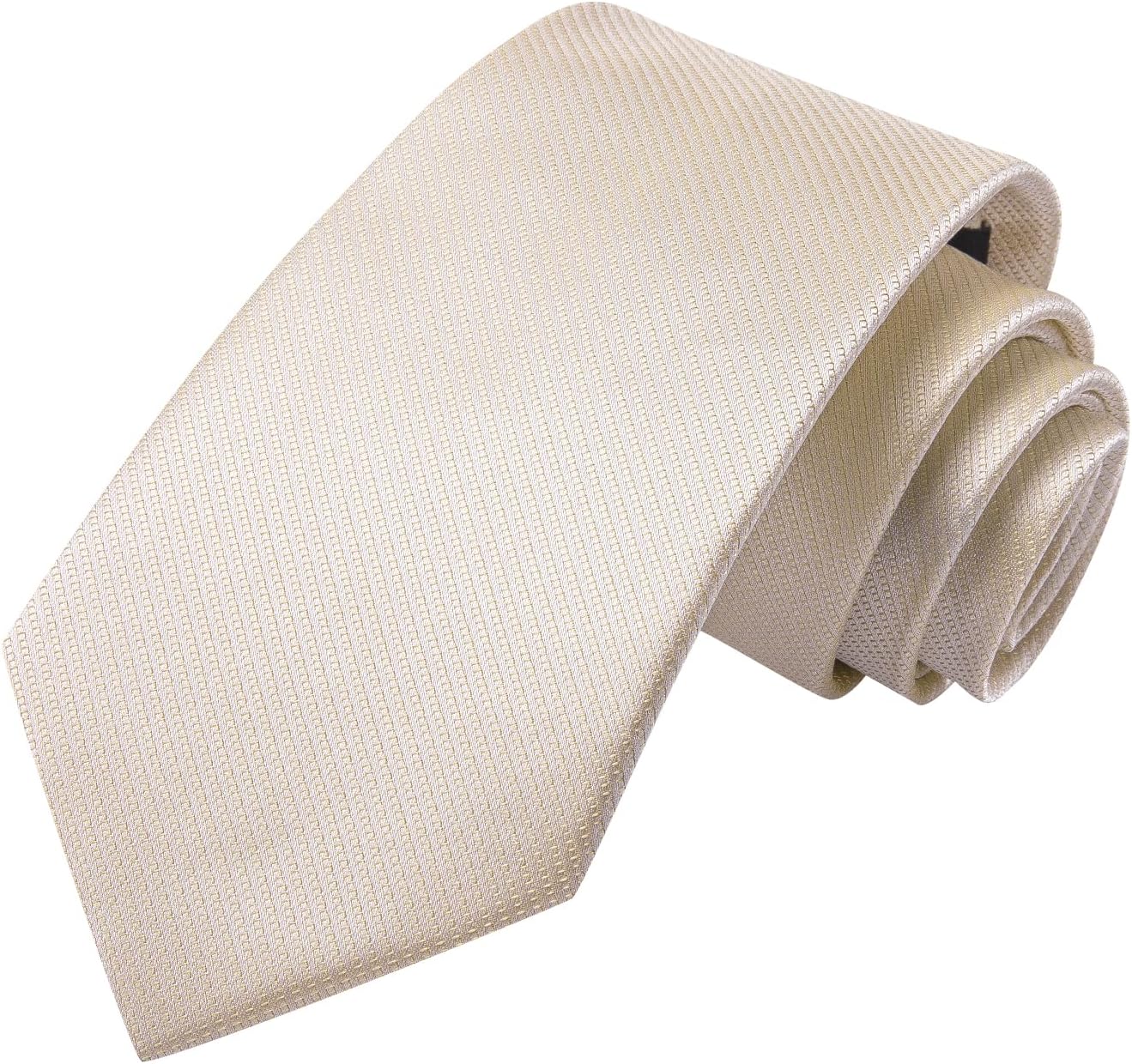 Hi-Tie Men Ties Sets Silk Stripe Paisley Necktie Pocket Square Cufflinks for Business Wedding - Image 4