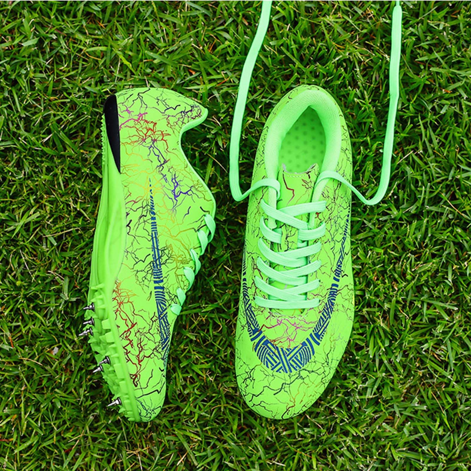 NGARY Spikes Leichtathletik 8 Nägel, Unisex Herren Damen-Leichtathletikschuhe rutschfeste Jugendsportschuhe Professionelle Sportschuh