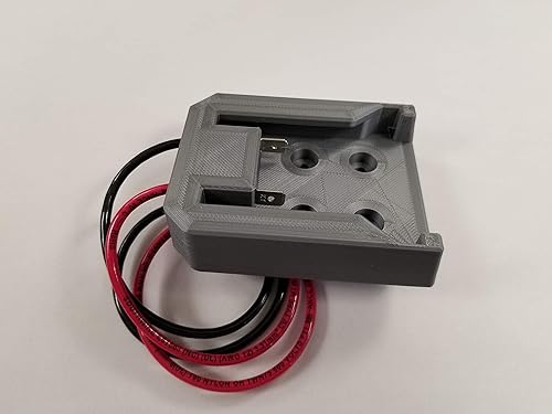 Miniatura 4 de Adaptador de ruedas eléctricas hecho en Estados Unidos para Milwaukee M18 batería montaje de alimentación conector Dock Holder w 12 awg cables