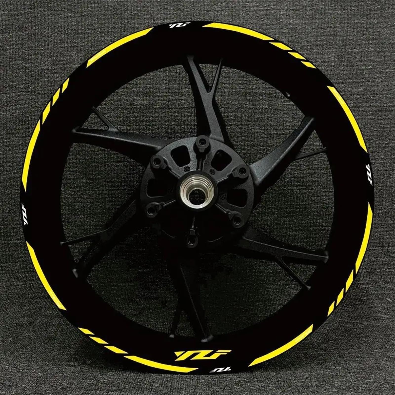 Motorcycle Reflective Wheel Stickers Rim Decal for Yamaha R1 R15 R125 R6 R7 MT-09 MT09 MT07 MT10 for Tracer(Color24)
