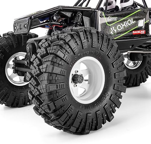 Miniatura 6 de INJORA Juego de neumáticos de barro 1.9 S5 Offset -0.350 in Beadlock llanta de rueda para 1/10 RC Crawler Car Axial SCX10 90046 UTB18 TRX4 SCX10 Pro