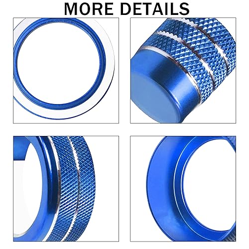 Miniatura 5 de SENSHINE Aire acondicionado, cubierta de perilla de ventilación para accesorios Honda Civic 2022 2023 2024 para Honda CRV 2023 2024 Anillo de botón